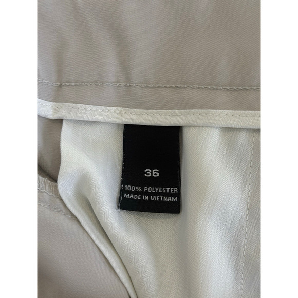 Pro Tour Cool Play Mens Size 36 Khaki 10" Inseam Golf Shorts - Picture 3 of 5